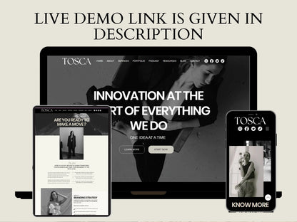 Modern Wix Website Template for Coaches & Podcaster - Advertfox