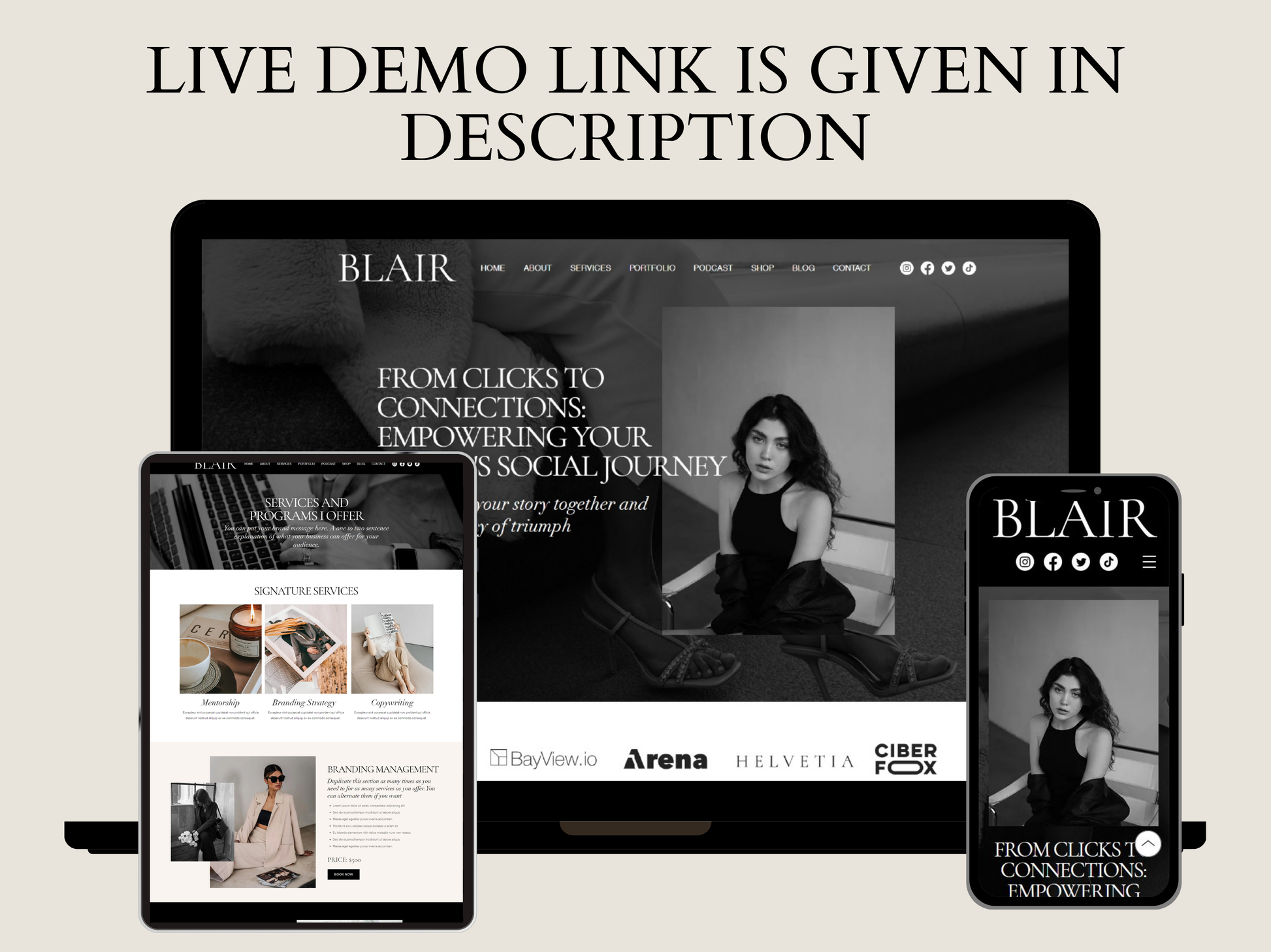 Wix Website Template - Advertfox