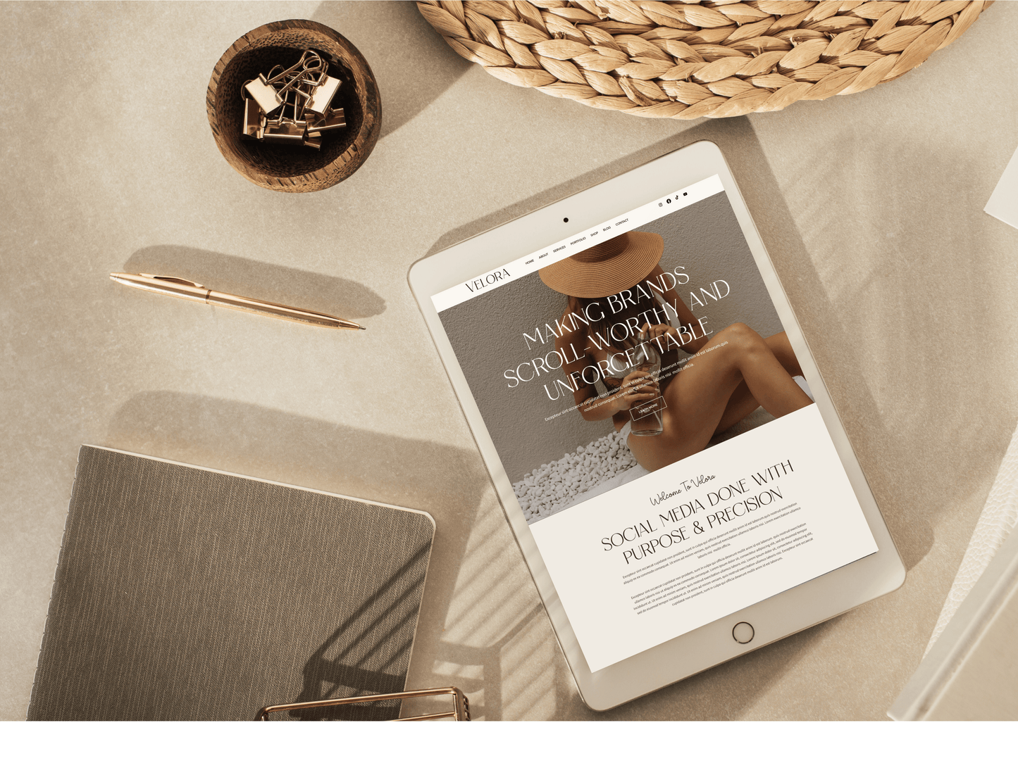 Velora Premium Wix Studio Website Template