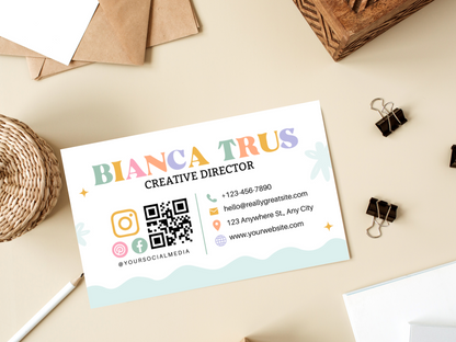 Business Card Template - Advertfox