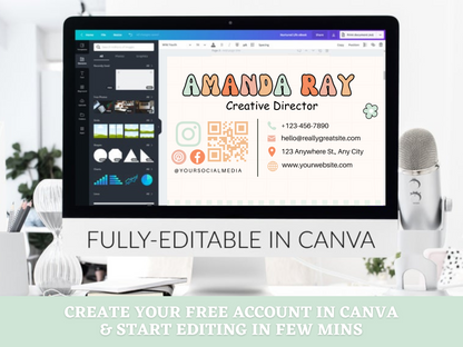 Business Card Template - Advertfox