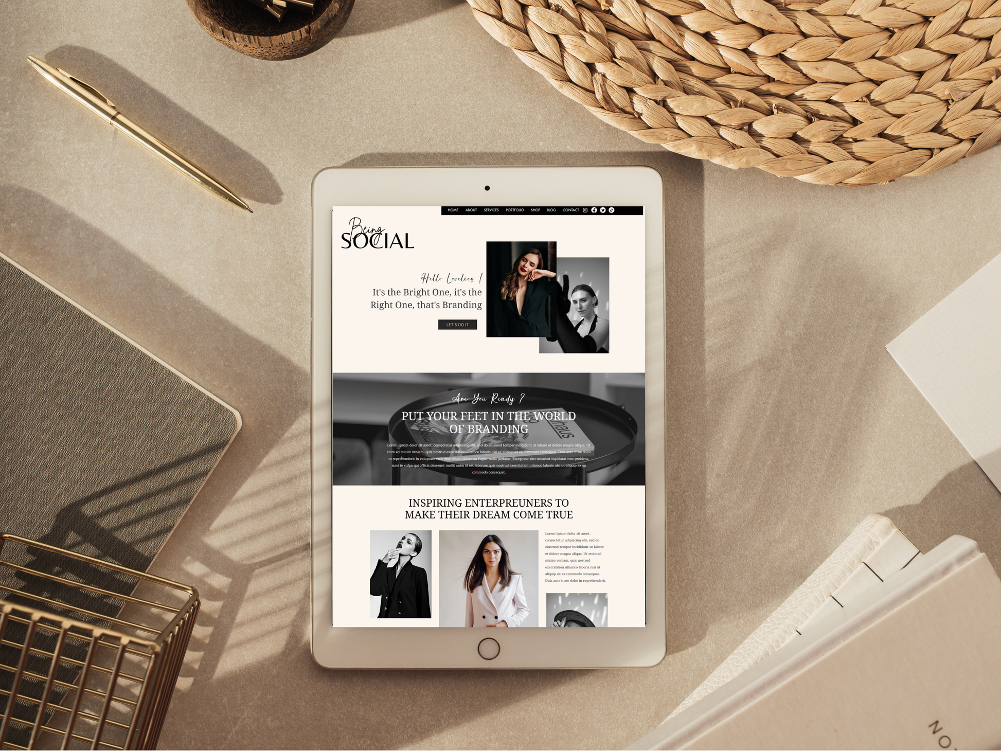 Wix Website Template - Advertfox