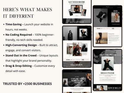 Luxury Wix Studio Website Template for Consultancy & Creatives - Advertfox