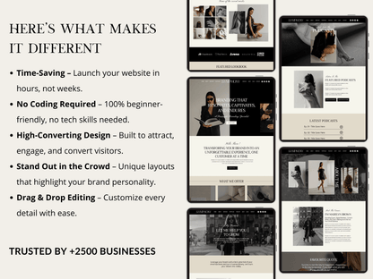 Luxury Wix Website For Brand Manager - Advertfox