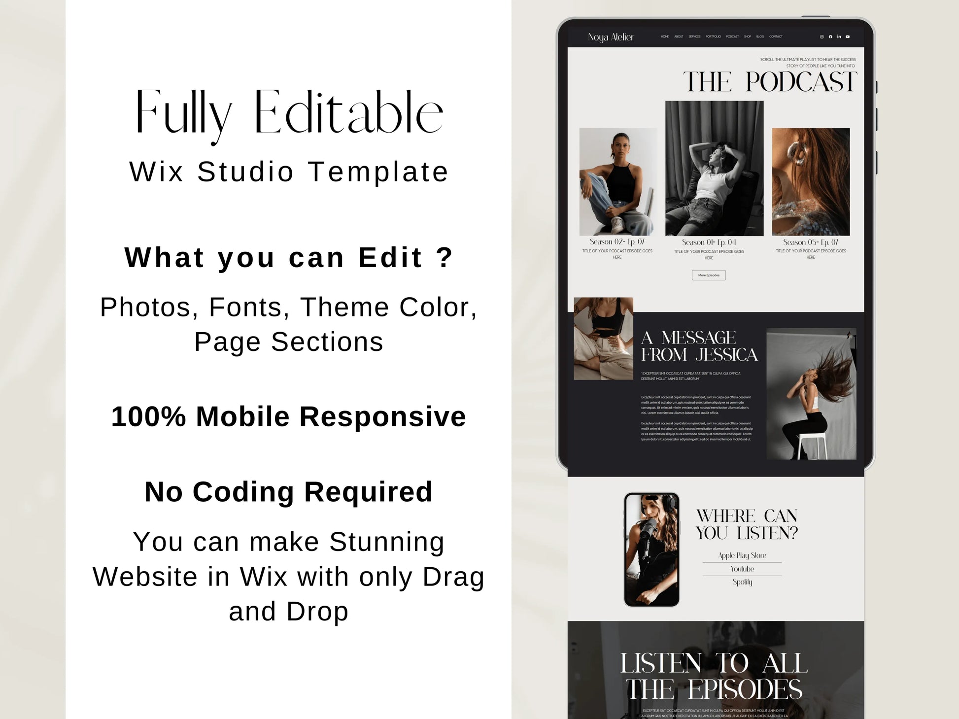 Premium Wix Studio Website Template for Creative Agency - Advertfox