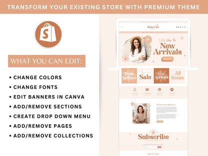 Boho Shopify Store Template - Advertfox