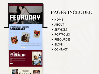 Bold Wix Studio Website Template for Brand Agency