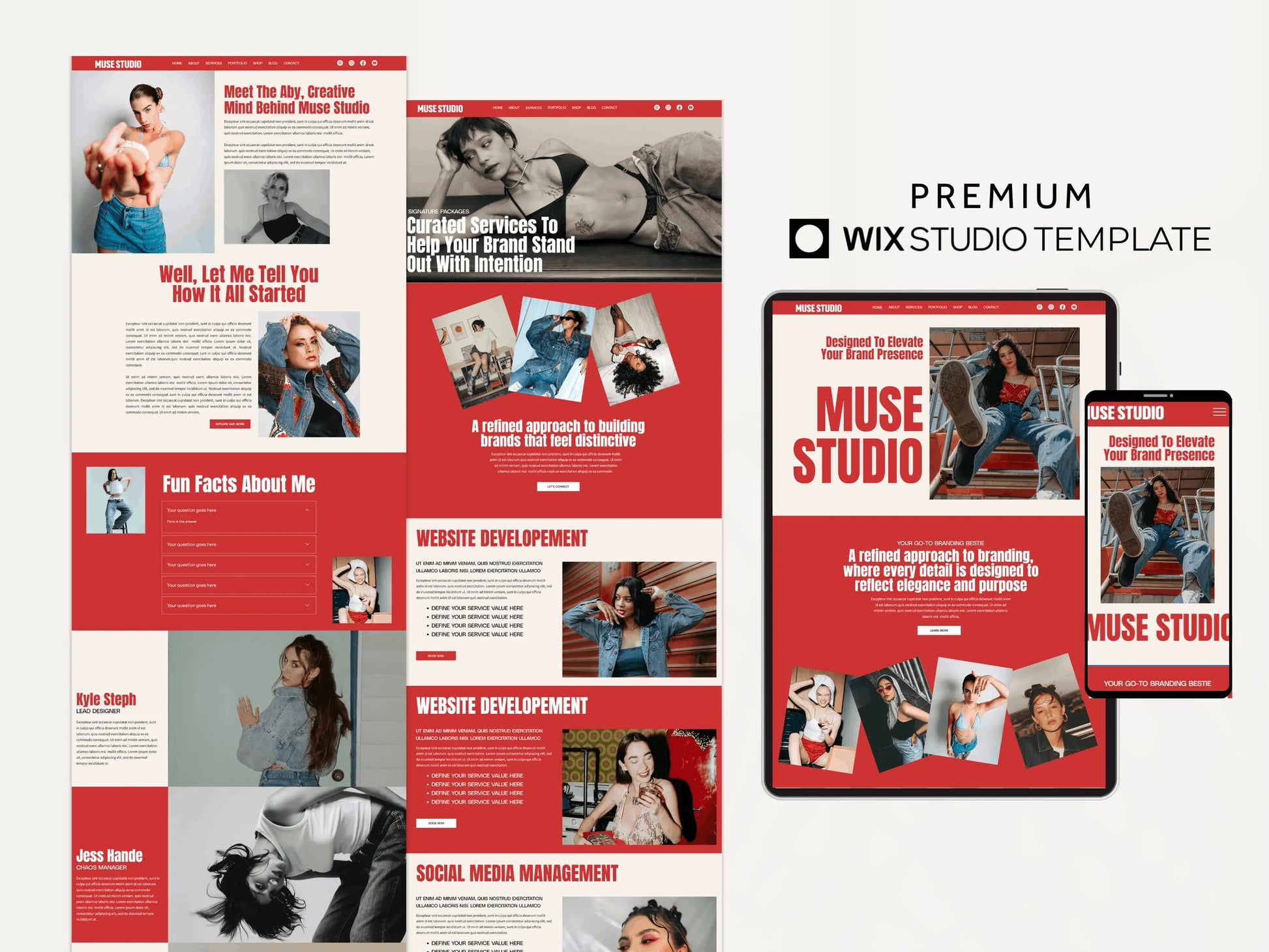 Wix Studio Website Template for Coaches, Creatives - Advertfox