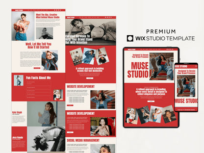 Wix Studio Website Template for Coaches, Creatives - Advertfox