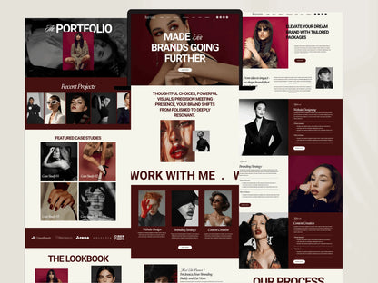 Bold Wix Website Template for Coaches & Creatives - Advertfox