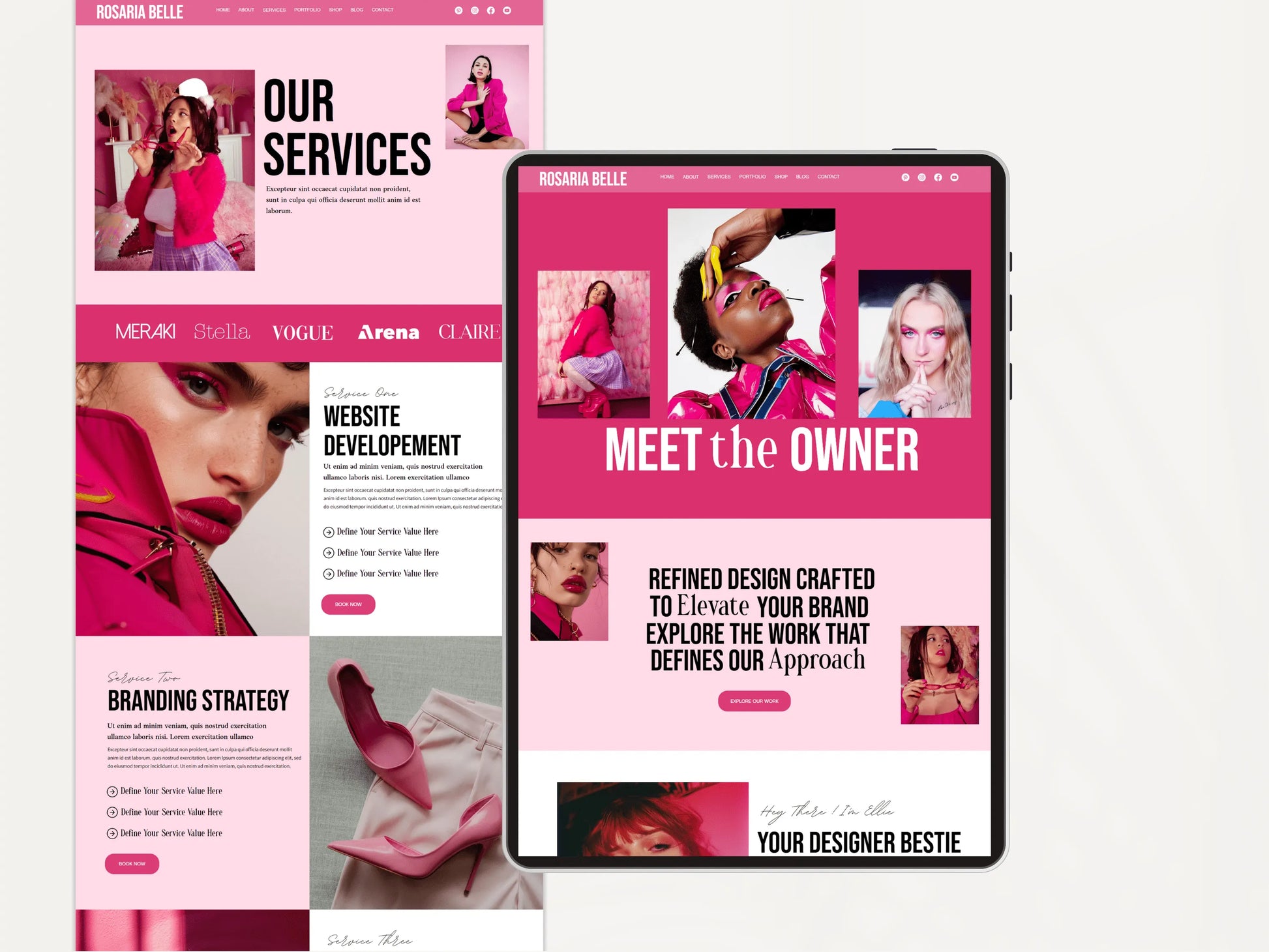 Luxury Wix Studio Website Template for Service Businesses - Advertfox