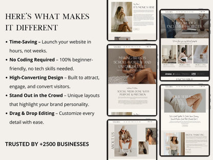 Modern Wix Studio Website Template for Social Media Manager - Advertfox