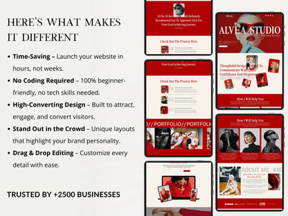 Bold Wix Studio Landing Page Template for Creatives - Advertfox