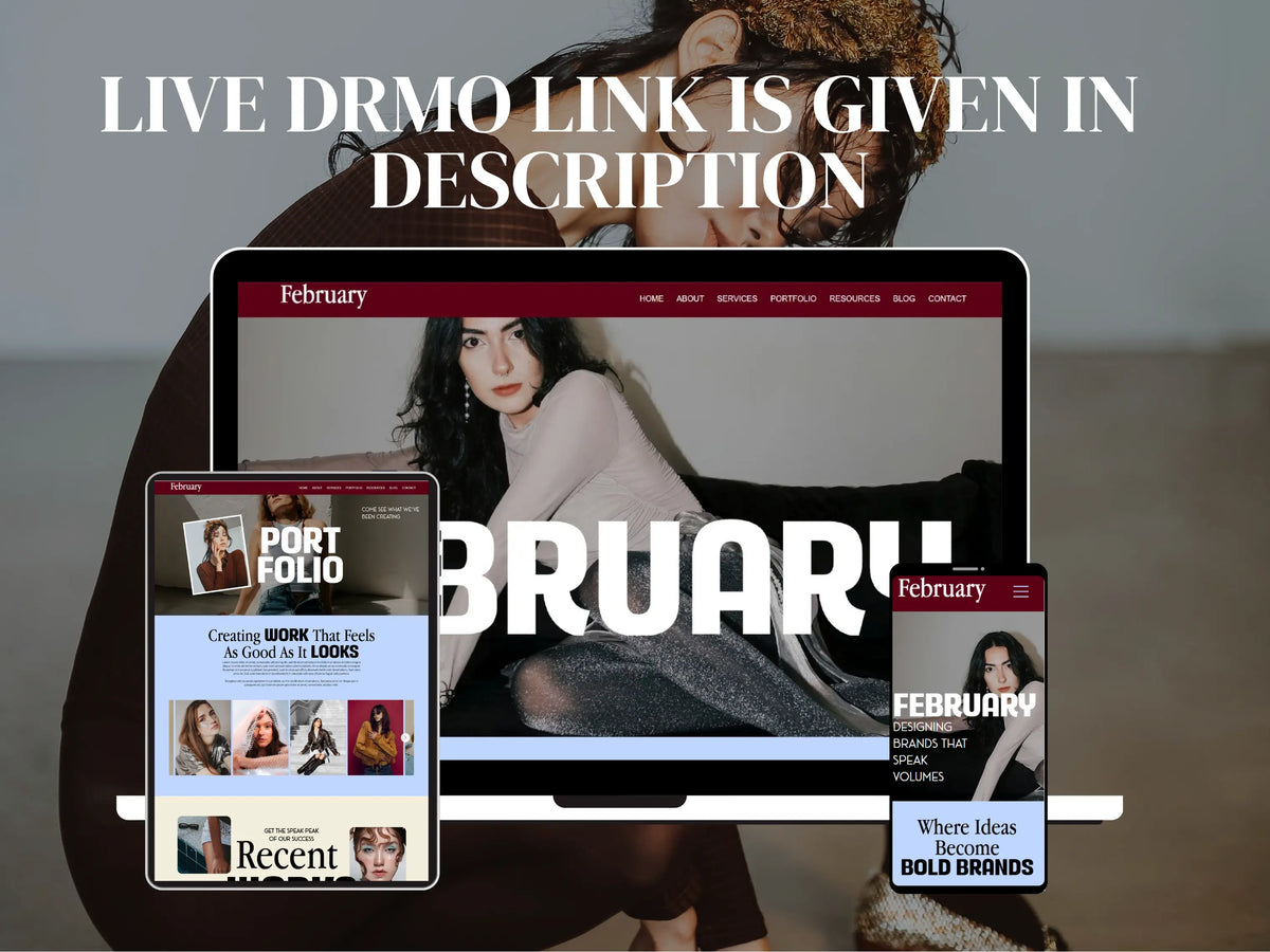 Bold Wix Studio Website Template for Brand Agency