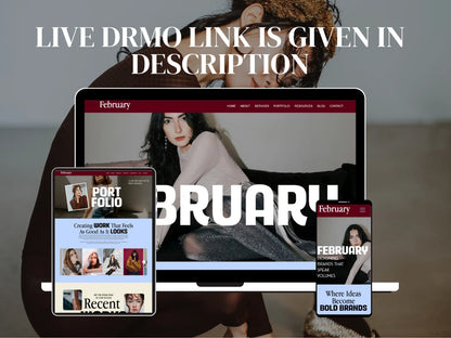 Bold Wix Studio Website Template for Brand Agency