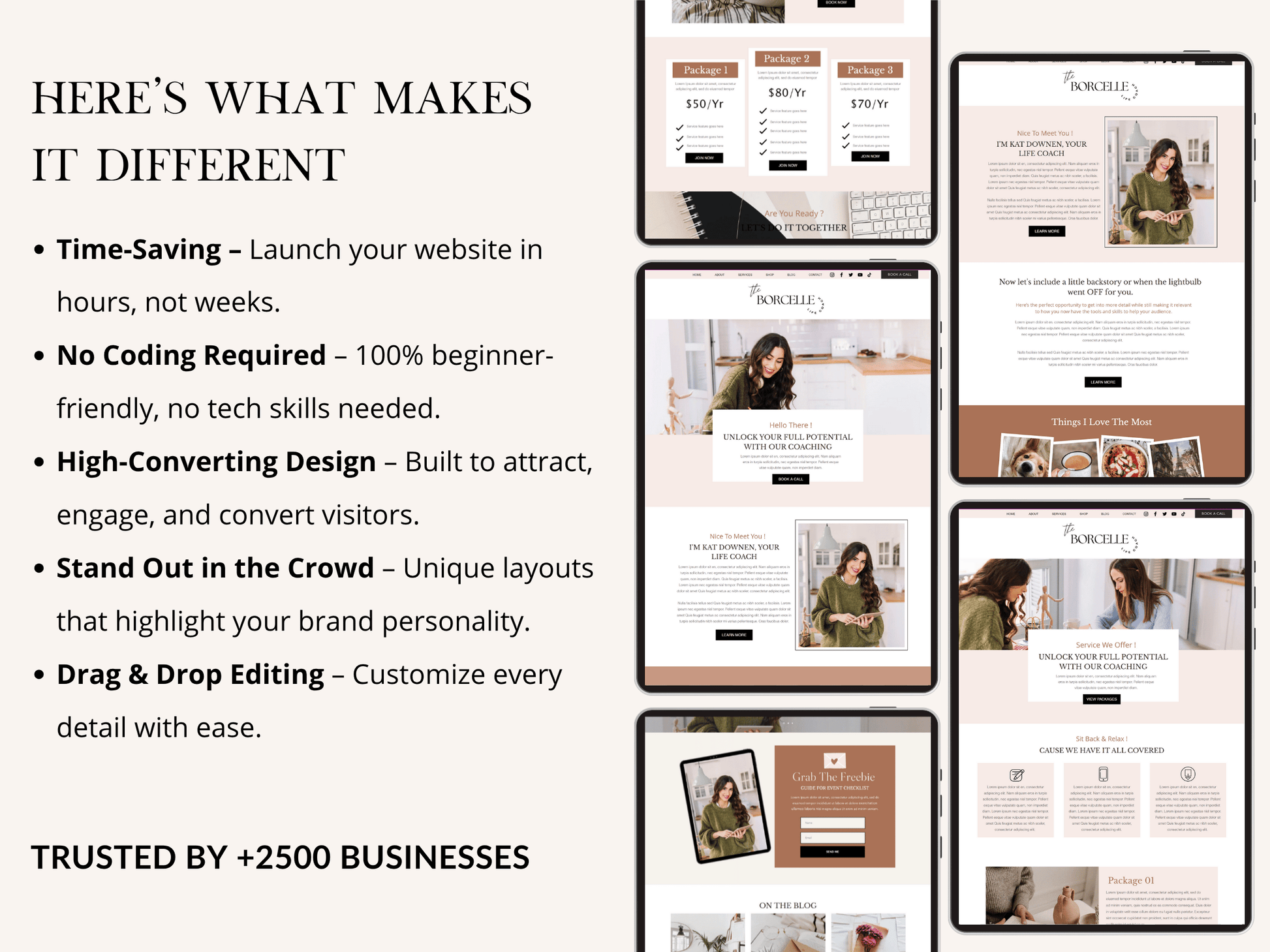 Wix Website Template For Business & Life Coaches - Advertfox
