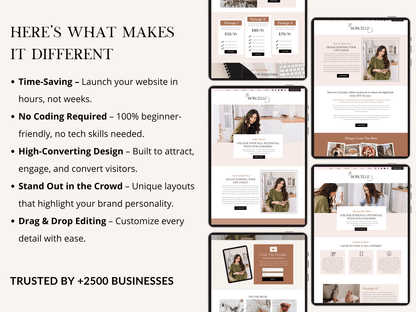 Wix Website Template For Business & Life Coaches - Advertfox