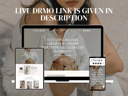Premium Wix Website Template For Brand Agency