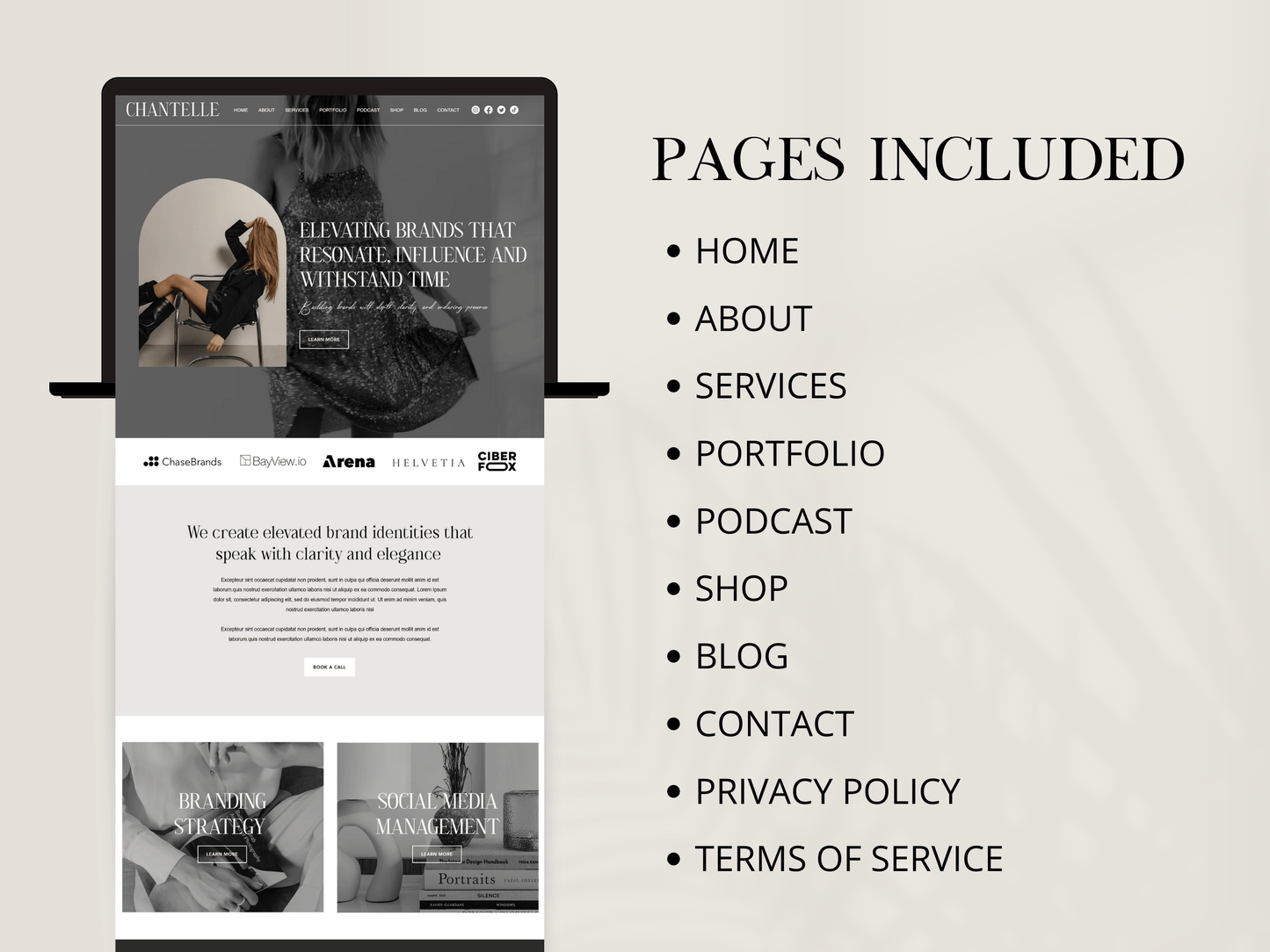 Life Coach Wix Website Template