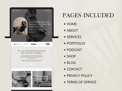 Elegant Wix Website Template for Creative Agencies - Advertfox