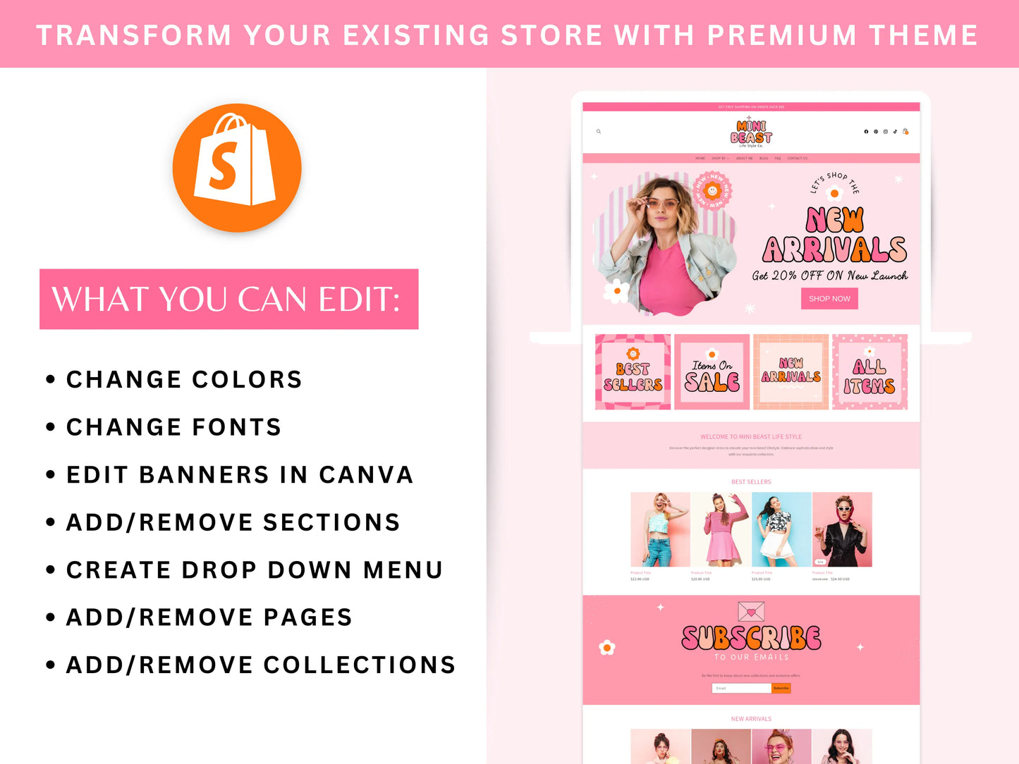 Retro Shopify Theme - Advertfox