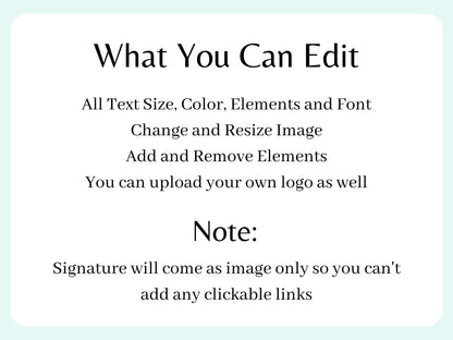 Pastel Email Signature Template - Advertfox