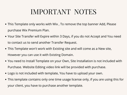 Elegant Wix Website Template for Social Media Manager - Advertfox