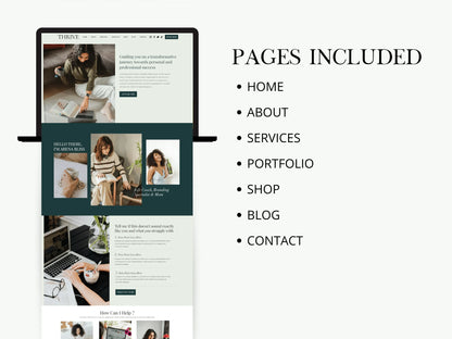 Premium Wix Website Template for Life Coaches - Advertfox