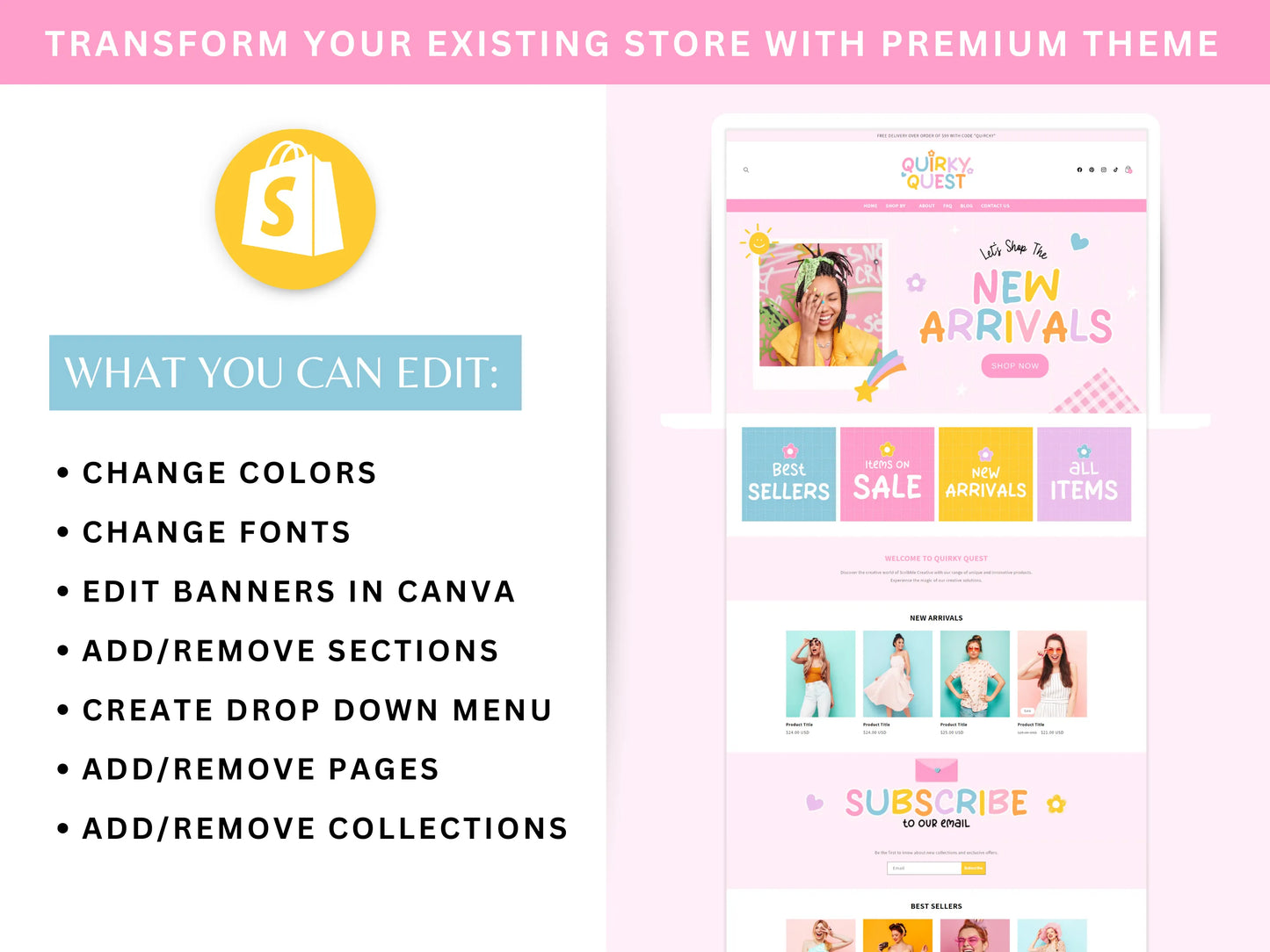 Colorful Shopify Theme - Advertfox