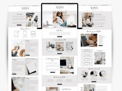 Wix Website Template for Coaches & Service Agency - Advertfox