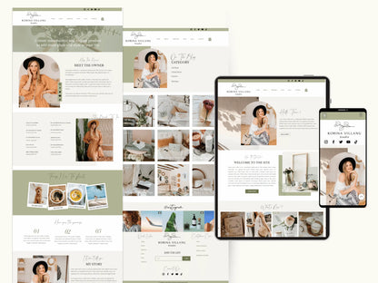 Elegant Wix Website Template For Coaches & Creative Agengency - Advertfox