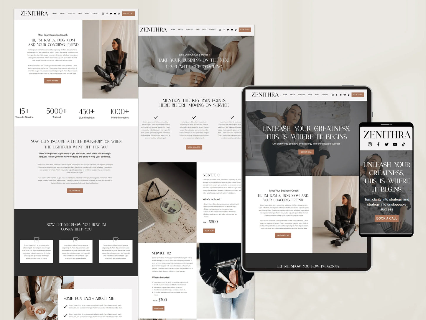 Modern Wix Website Template for Coaches & Agencies - Advertfox