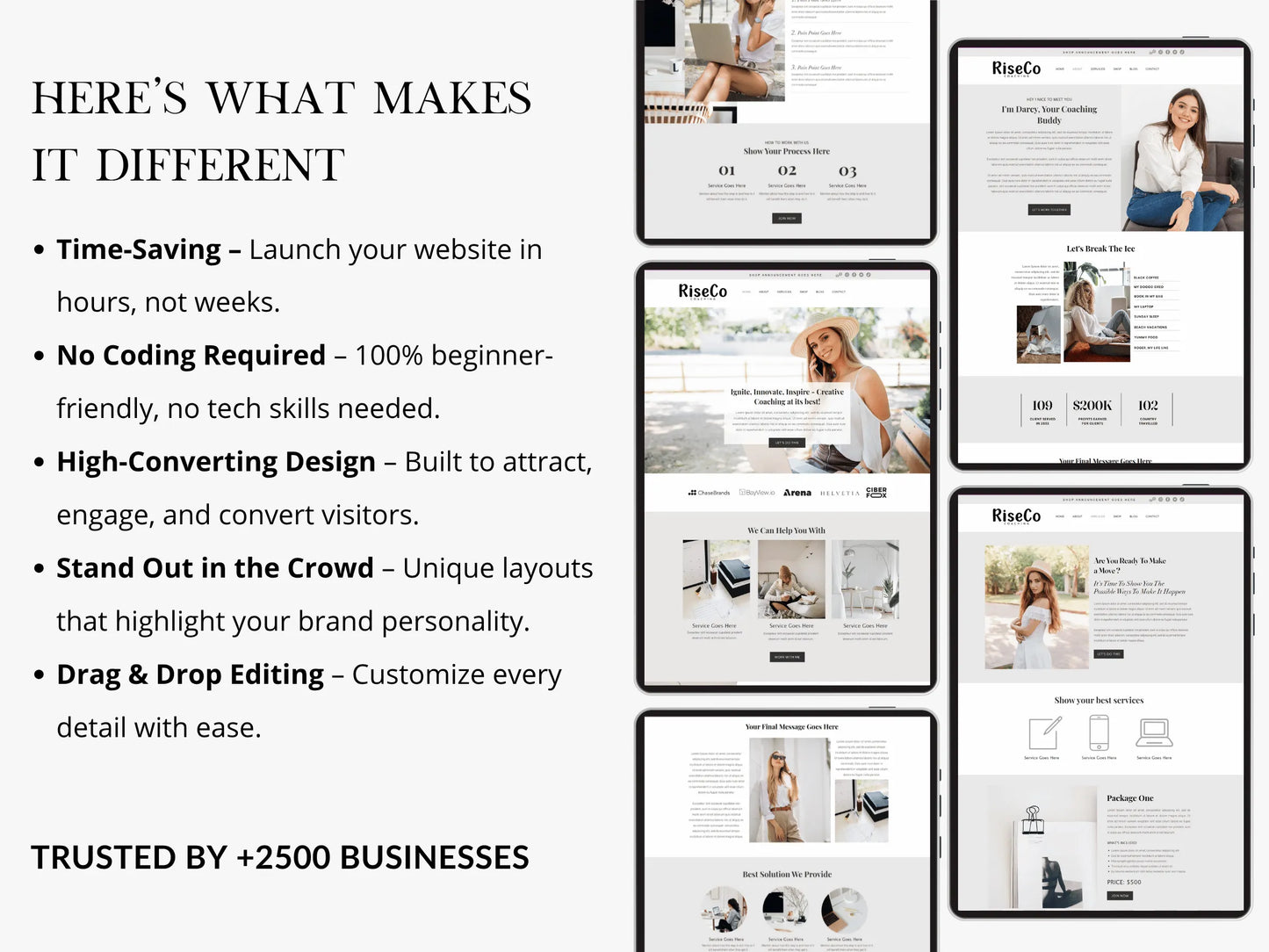 Wix Website Template for Coaches & Consultants - Advertfox