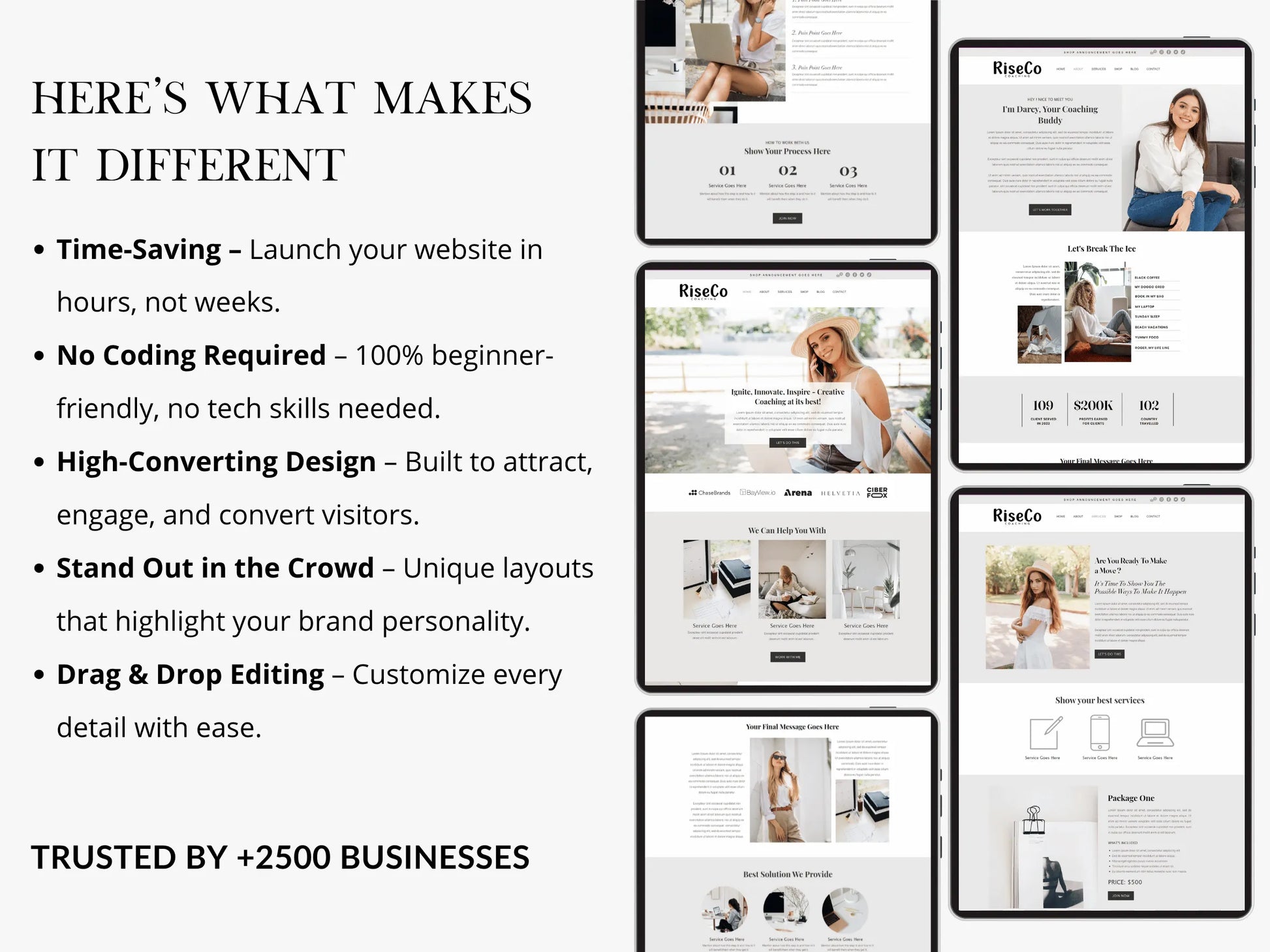 Wix Website Template for Coaches & Consultants - Advertfox