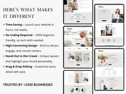 Wix Website Template for Coaches & Consultants - Advertfox
