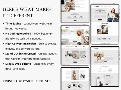 Coaching Wix Website Template - Advertfox