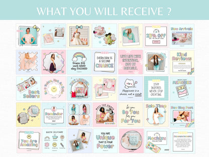 Pastel Instagram Template Bundle - Advertfox