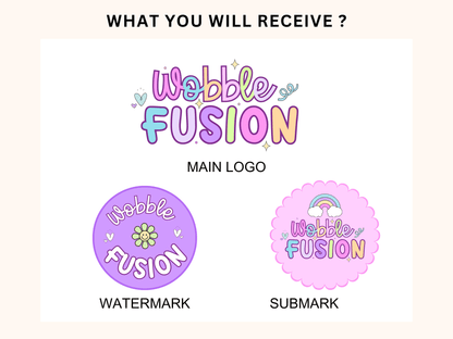 Wobble Fusion Logo Template