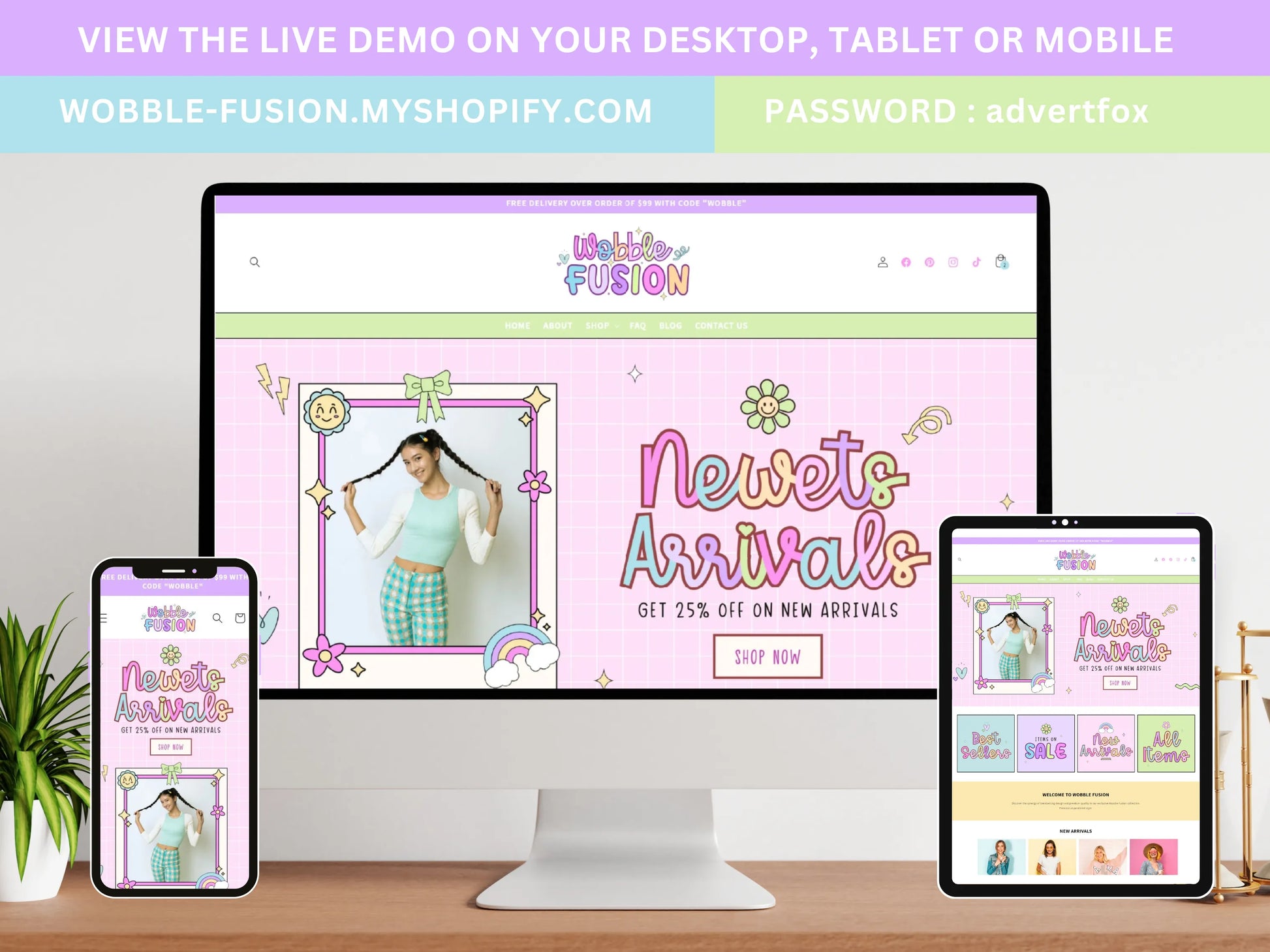 Pastel Shopify Theme - Advertfox