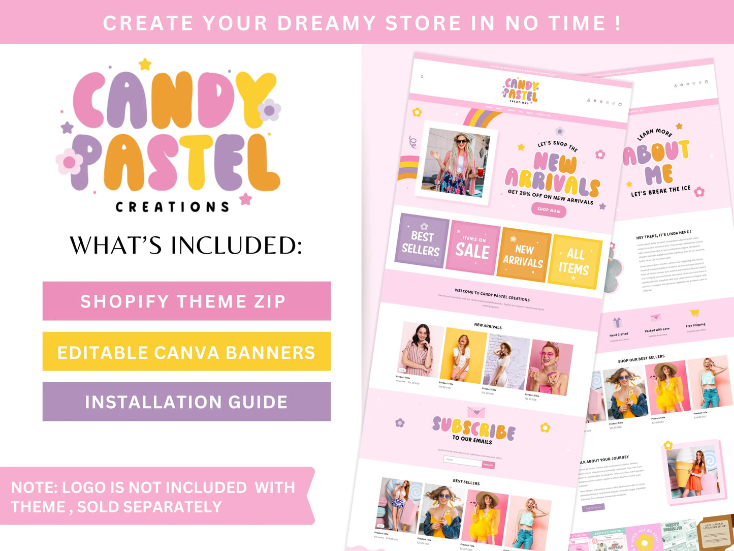 Pink Shopify Theme - Advertfox