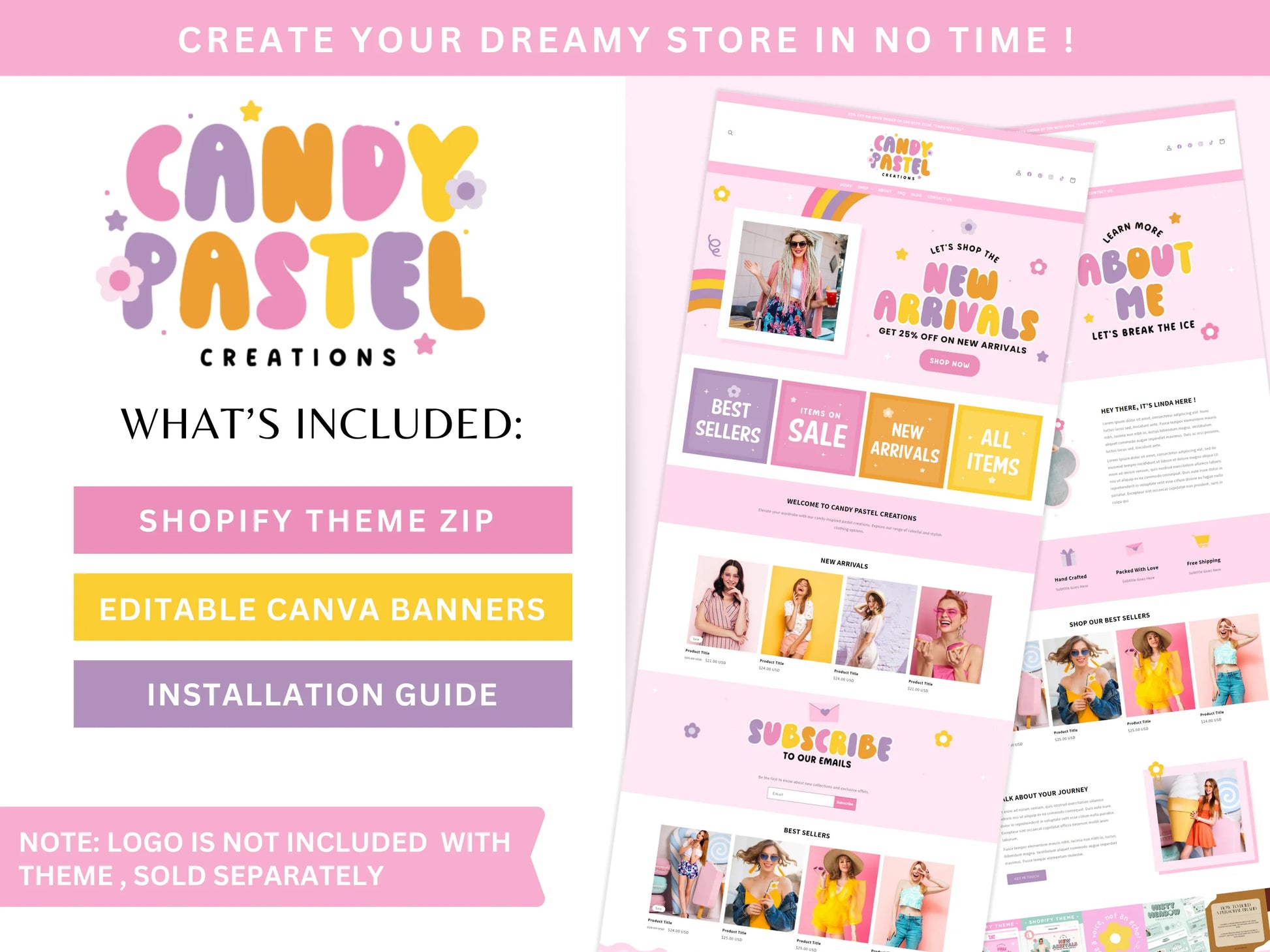 Pink Shopify Theme - Advertfox