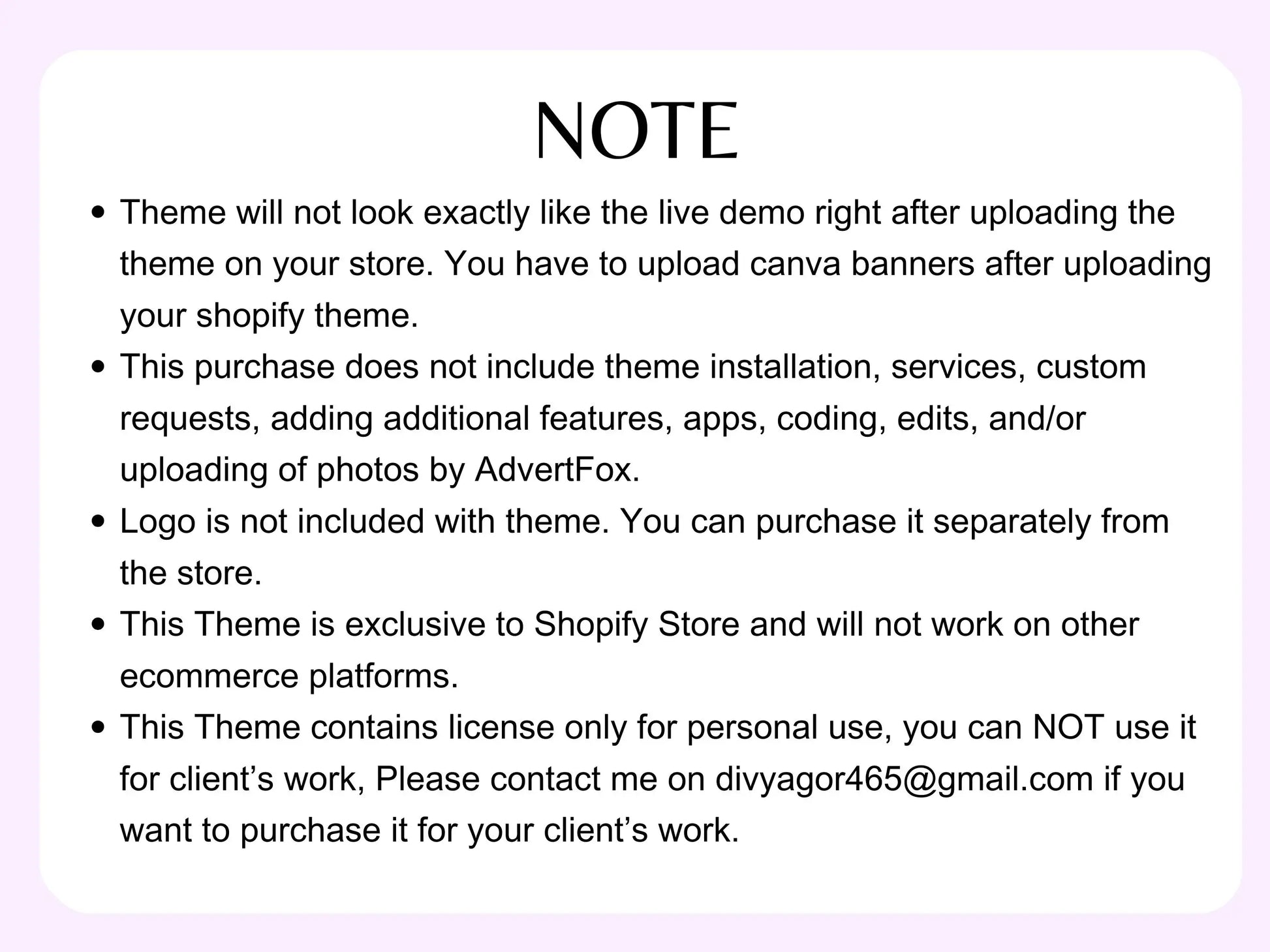 Purple Shopify Theme - Advertfox