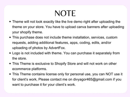 Purple Shopify Theme - Advertfox