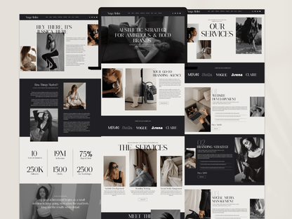 Noya Atelier Premium Wix Studio Website Template