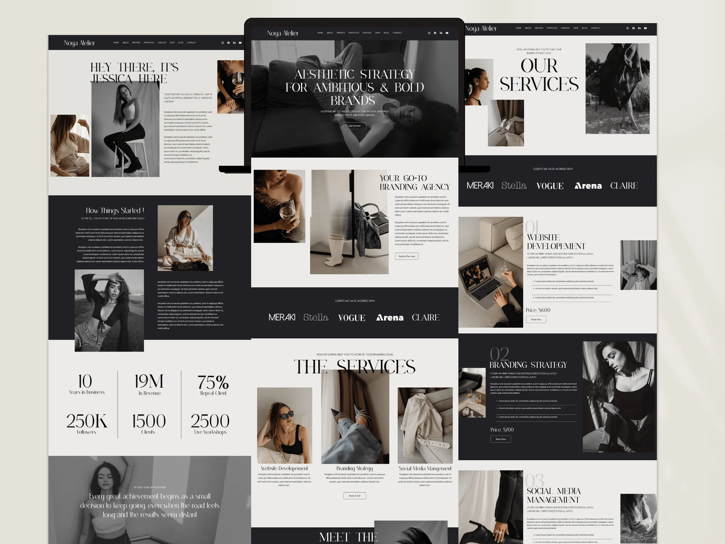 Premium Wix Studio Website Template for Creative Agency - Advertfox
