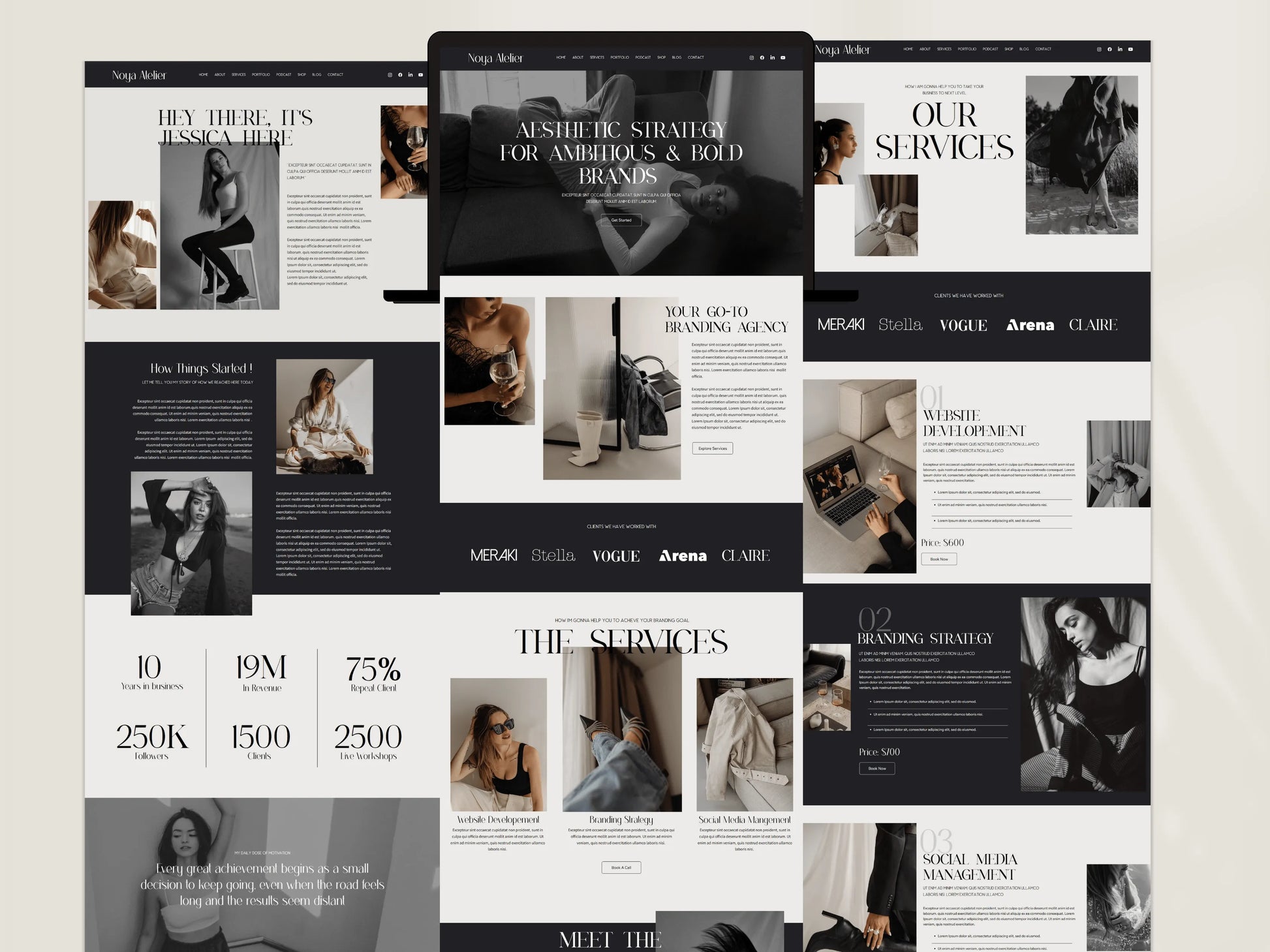 Premium Wix Studio Website Template for Creative Agency - Advertfox