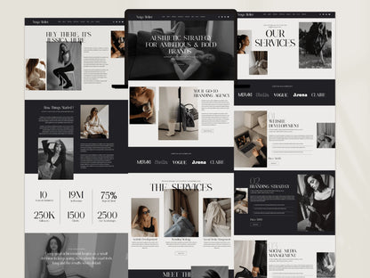 Premium Wix Studio Website Template for Creative Agency - Advertfox