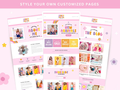 Pink Shopify Theme - Advertfox