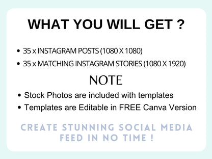 Pastel Instagram Template Bundle - Advertfox
