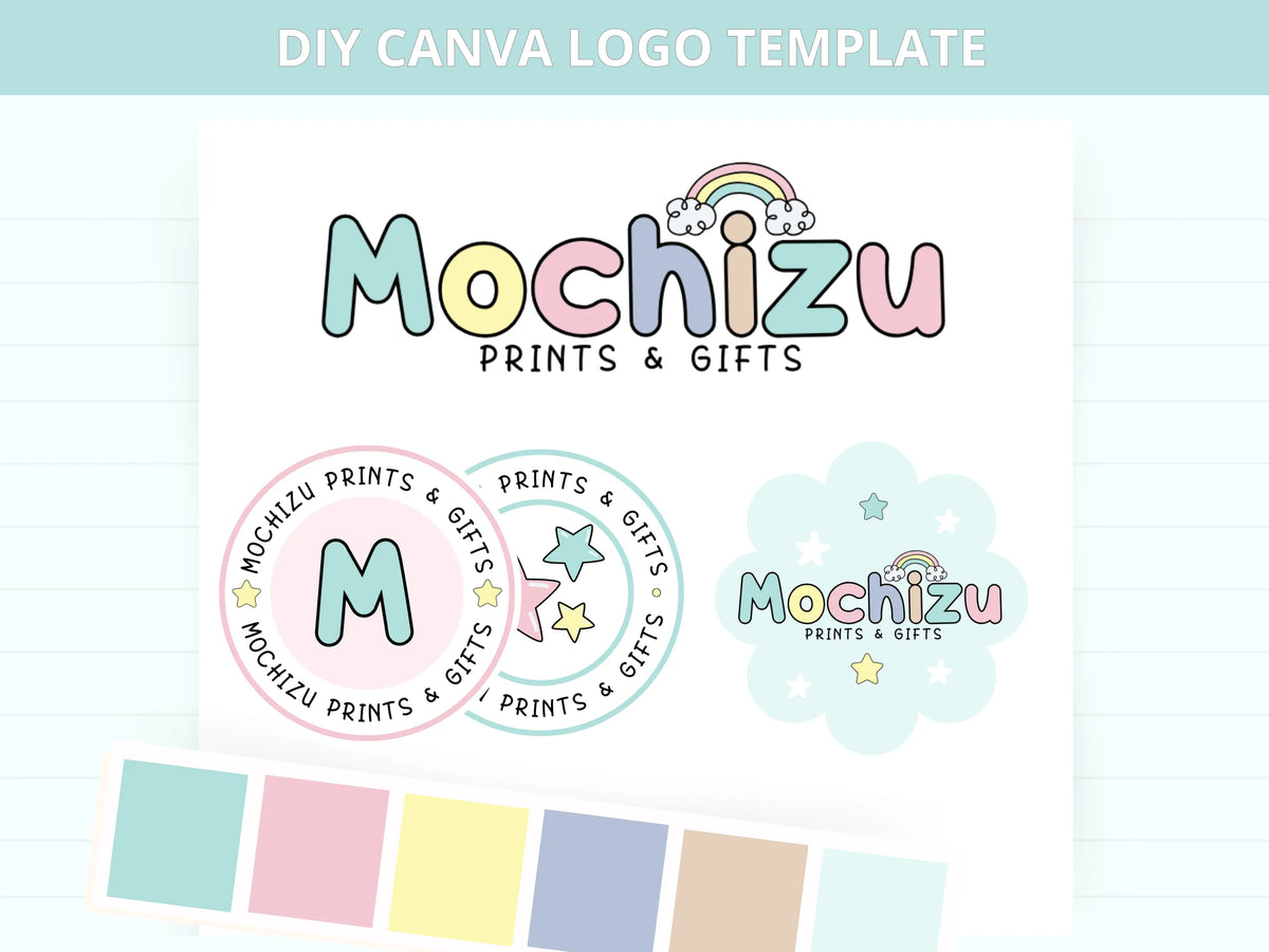 Pastel Logo Template - Advertfox